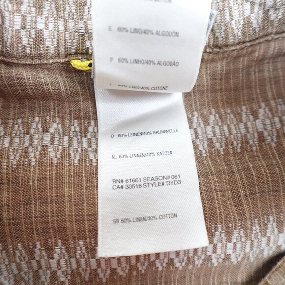 The North Face Linen Cotton A5 Series Shirt Men's Medium Lightweight Button Up - Picture 4 of 9